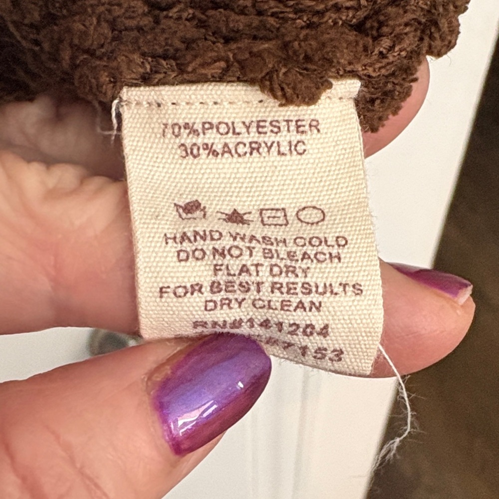 Hem & Thread Chocolate Brown Cowl Neck Sweater with Dolman sleeves - Picture 4 of 5